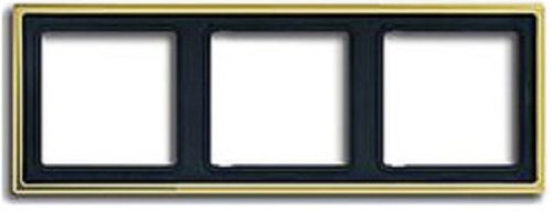 Рамка универсальная Jung LS990 metal 3-м. золото картинка